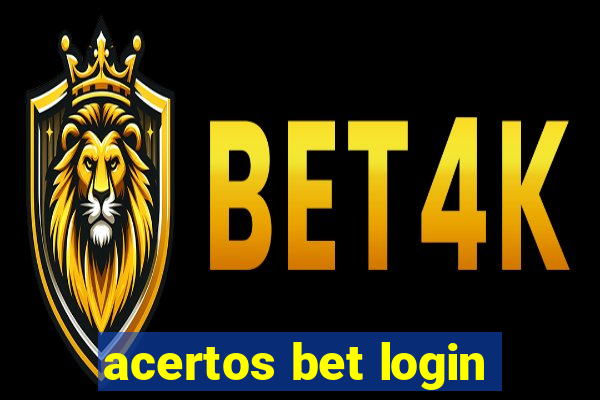 acertos bet login